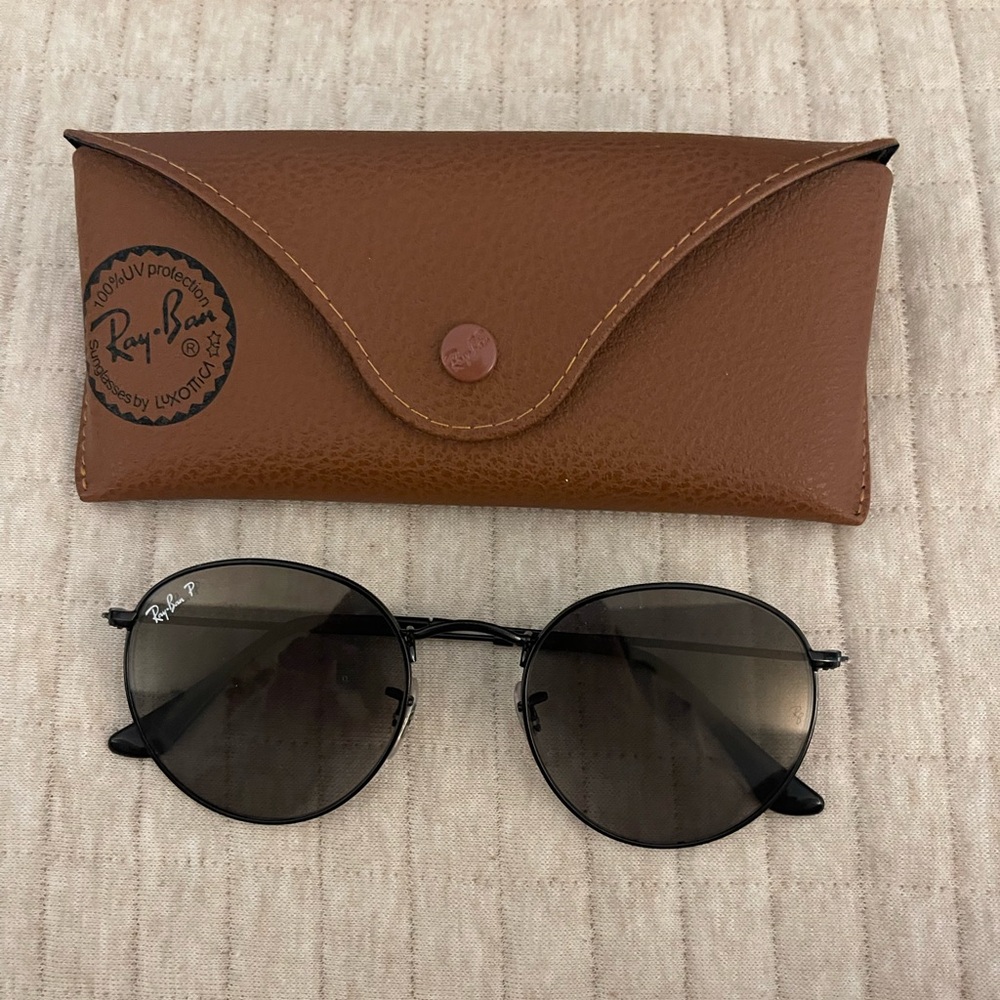 Ray- Ban round metal Polarized